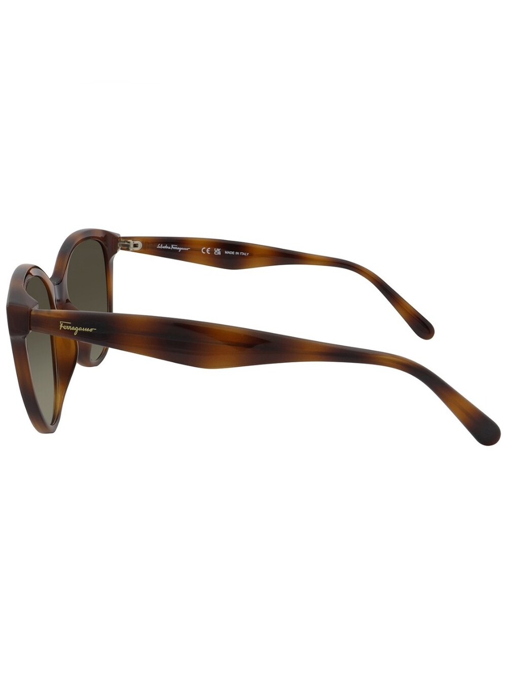 NWT Authentic Salvatore Ferragamo SF1073S Sunglasses Havana - Picture 5 of 10